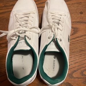 Men’s size 8 Lacoste tennis shoes $20 OBO worn maybe 3 times
